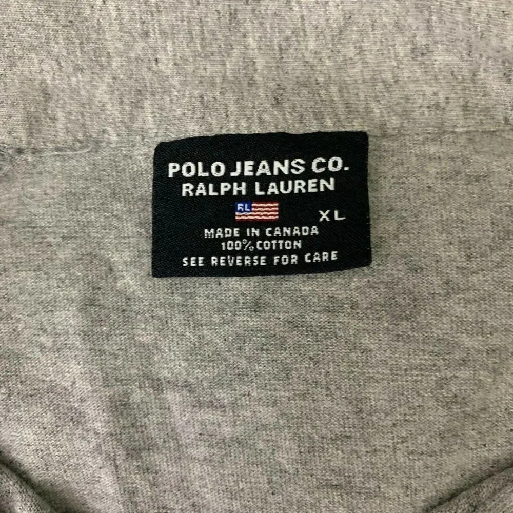 Vintage 90s Polo Ralph Lauren Quarter Zip Shirt